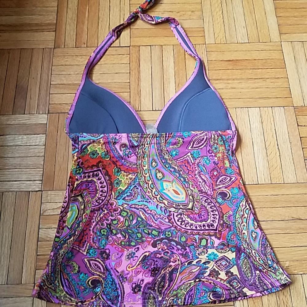 VictoriasSecret Wireless Pushup Halter Tankini Top - Picture 4 of 6